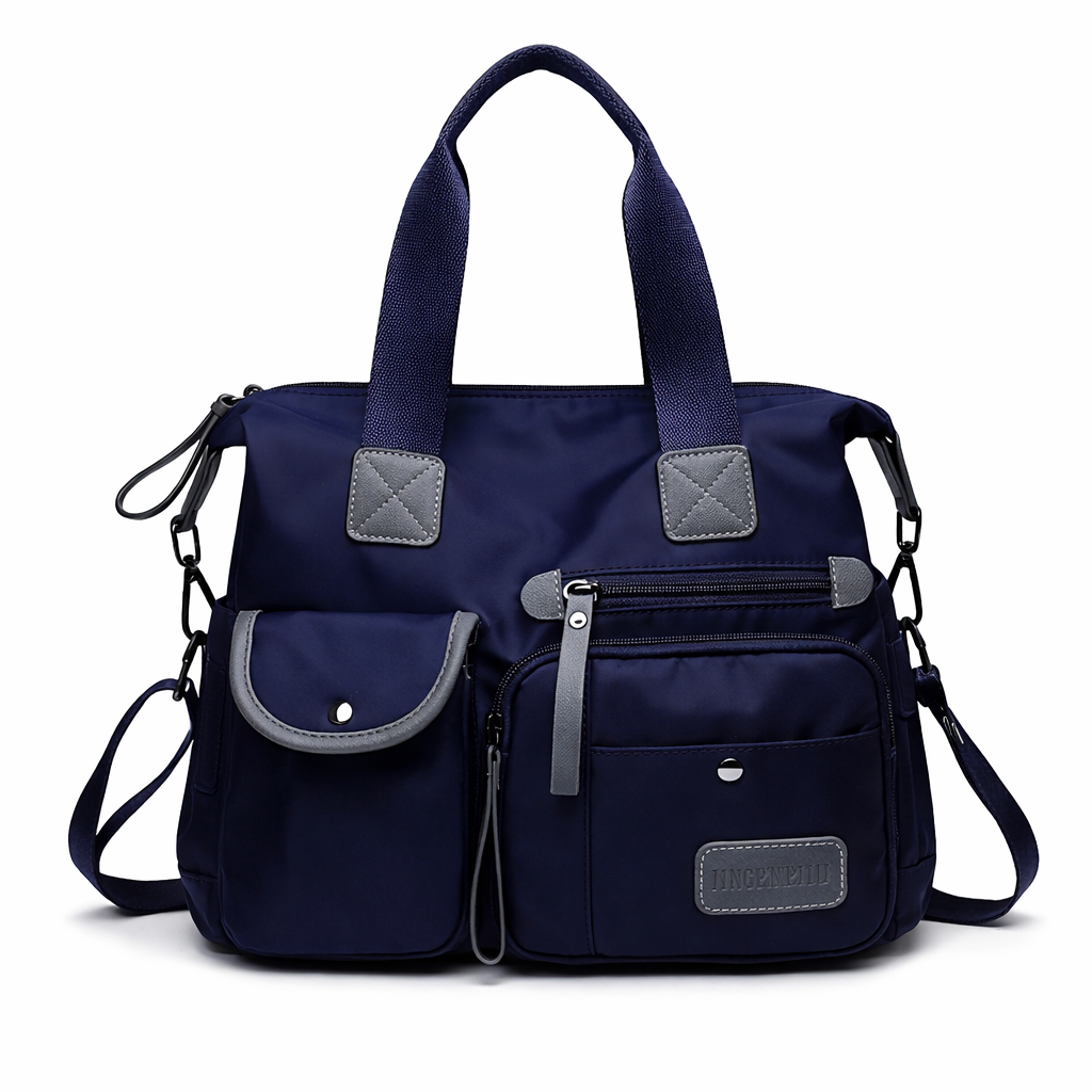 Urban Nylon Bag – Retro Elegance