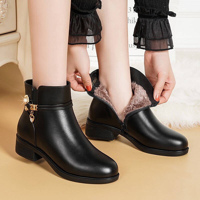 Geneva Autumn & Winter Boot - Waterproof and velvet-lined