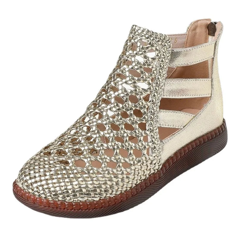 RAFEZZI Cleopatra Sandal Boot - Comfortable and elegant (Genuine Leather)