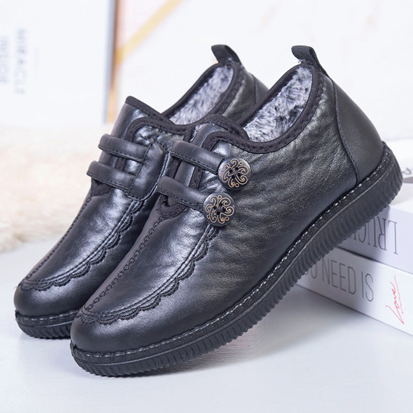 RAFFEZI Renatta Confort Sneakers - Waterproof and velvety