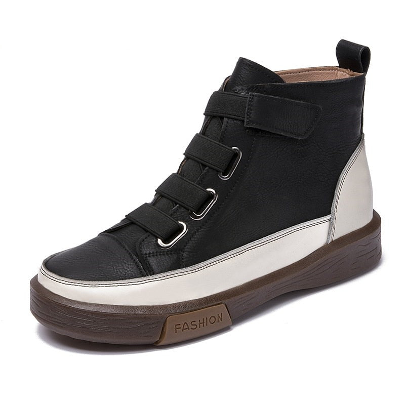 Leather Boot Ref: MOSL25 Size: 42 COLOR BLACK