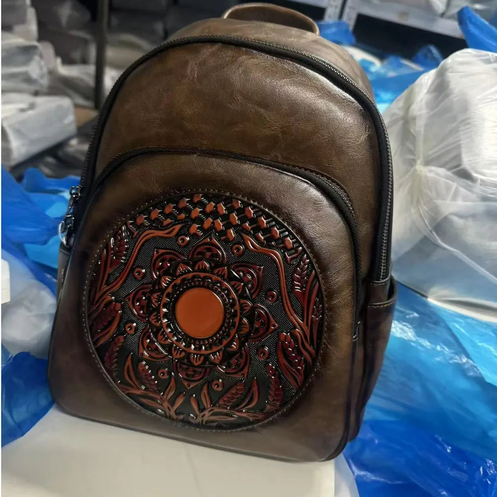 Atlas Vintage – mochila, cor café