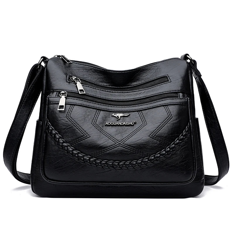 "Vera Soft" Bag - Luxurious Vegan Leather Women's Multi-Pocket Handbag
