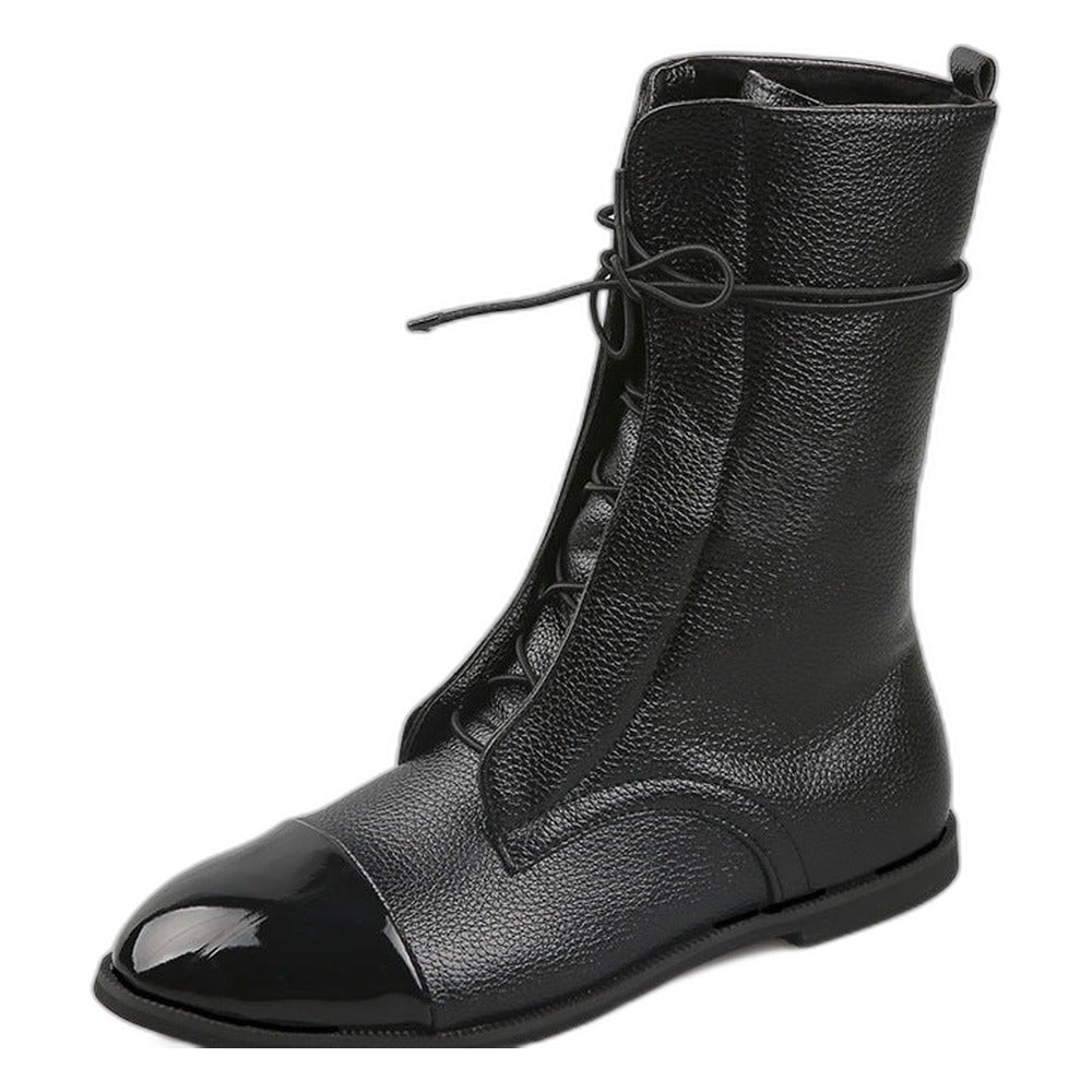 Hermine – Bota Martin de estilo robusto em sintético