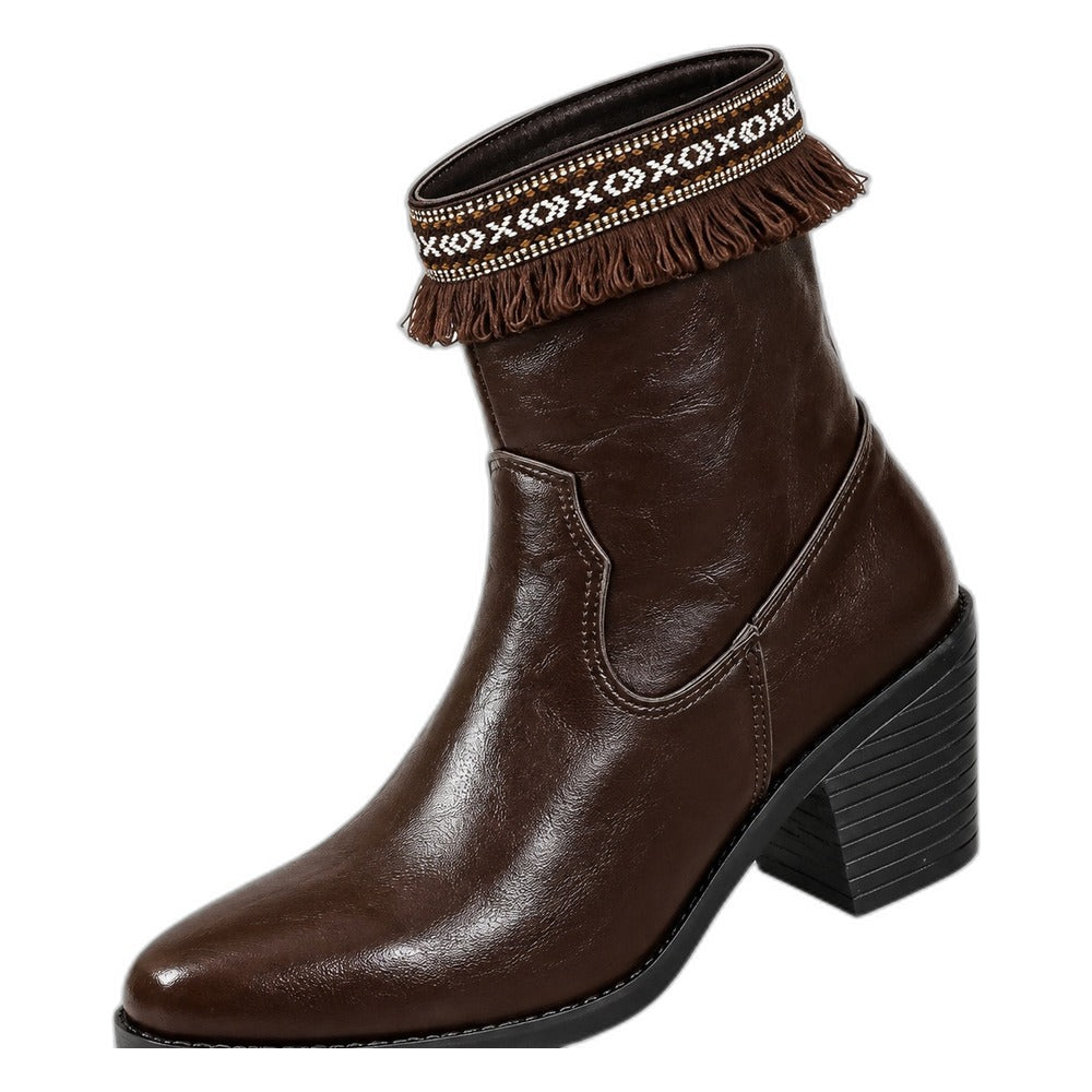 Isatuna – Botins ankle salto em sintético