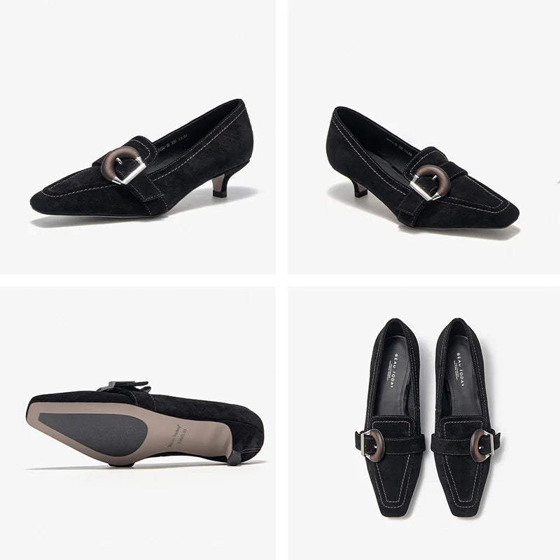 Aliene Daux - Genuine Soft Suede Shoe