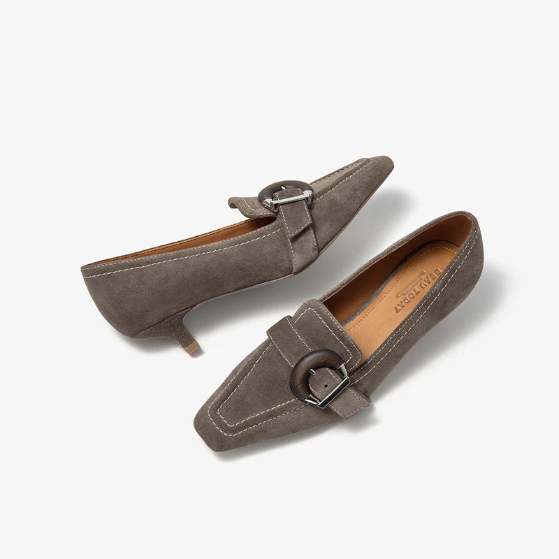 Aliene Daux - Genuine Soft Suede Shoe