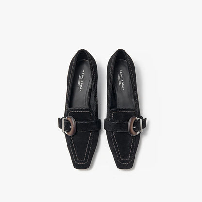 Aliene Daux - Genuine Soft Suede Shoe