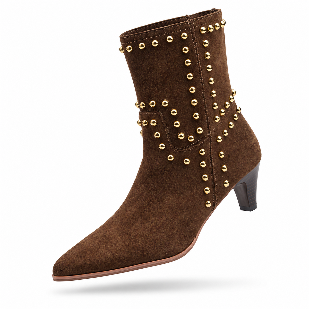 Isméria – Bottines à talon en synthétique