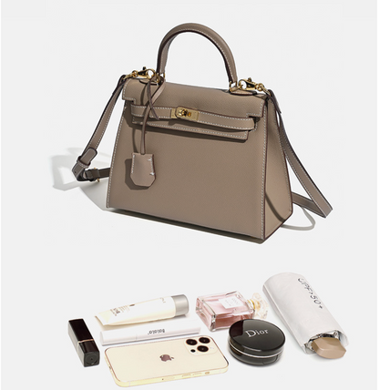 Grace Classique – Bolsa em Couro Genuíno Estilo Epsom