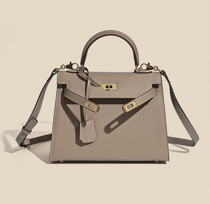 Grace Classique – Bolsa em Couro Genuíno Estilo Epsom