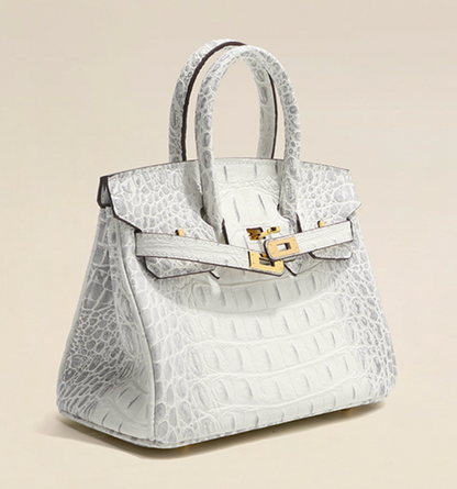 Jane Croco Himalaya – Bolsa 30 cm em Couro Genuíno