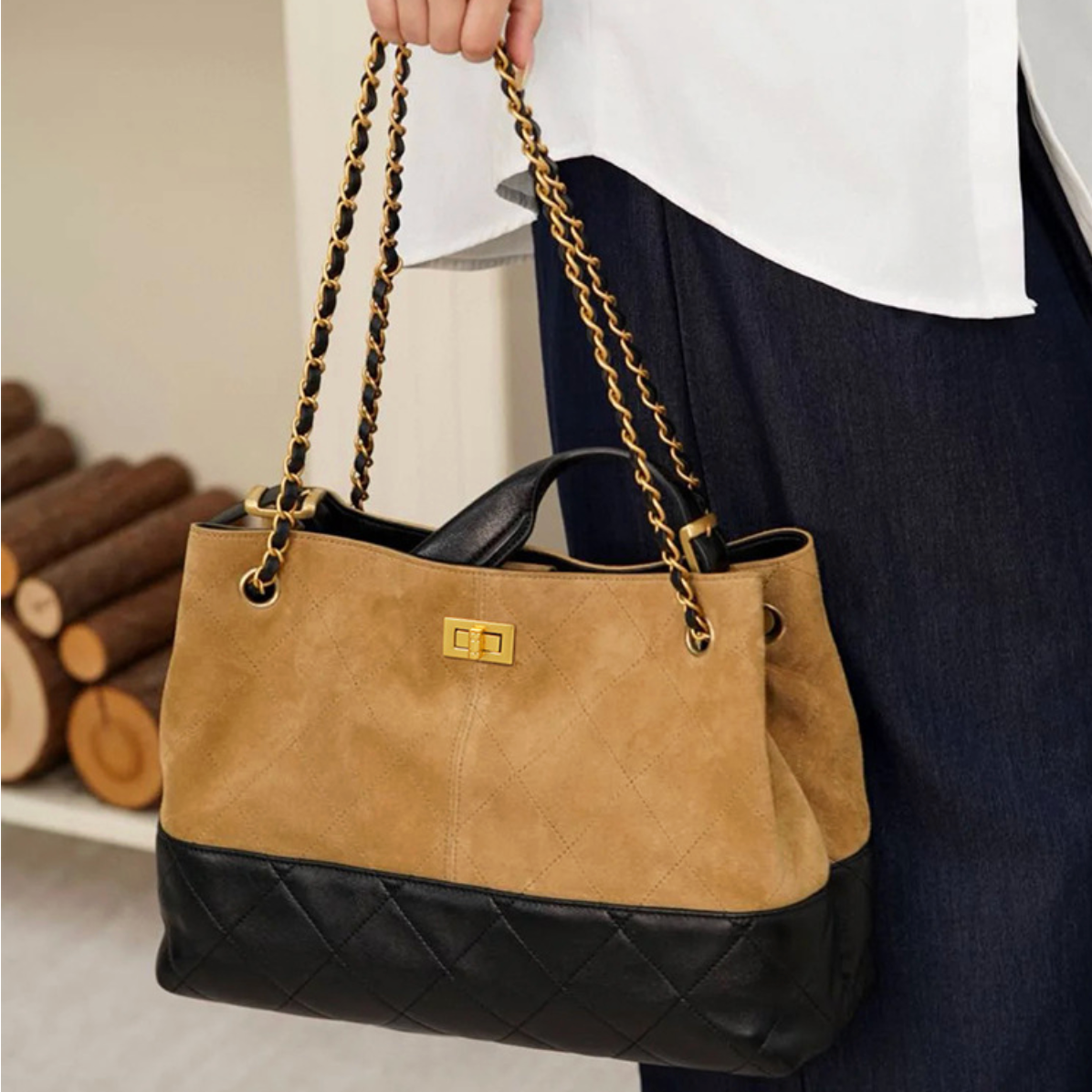 Marie Luxe – Genuine Leather Handbag