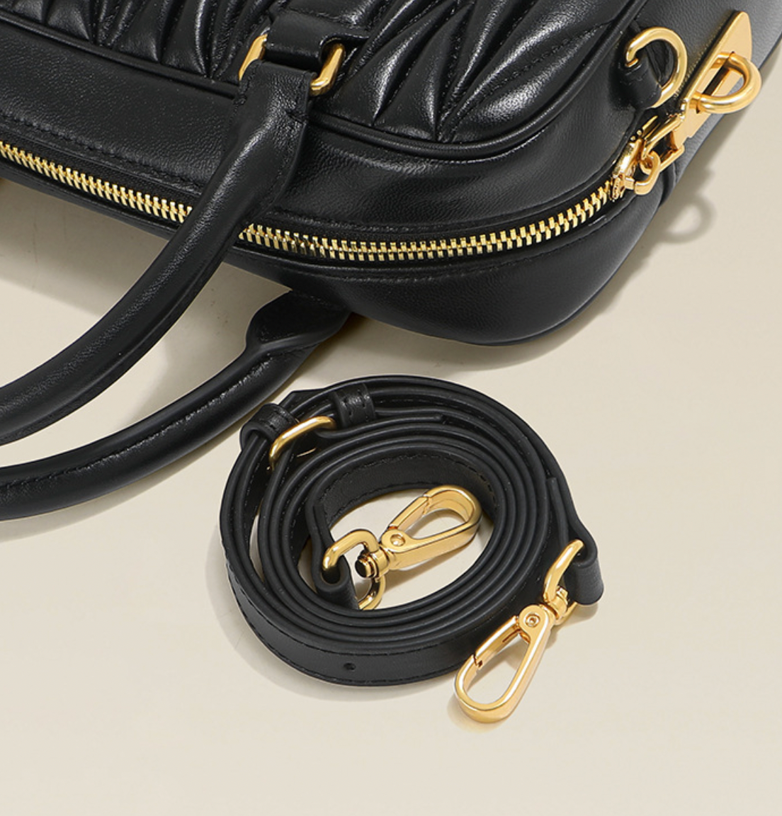 Aria Matelassé Mini – Genuine Leather Bag