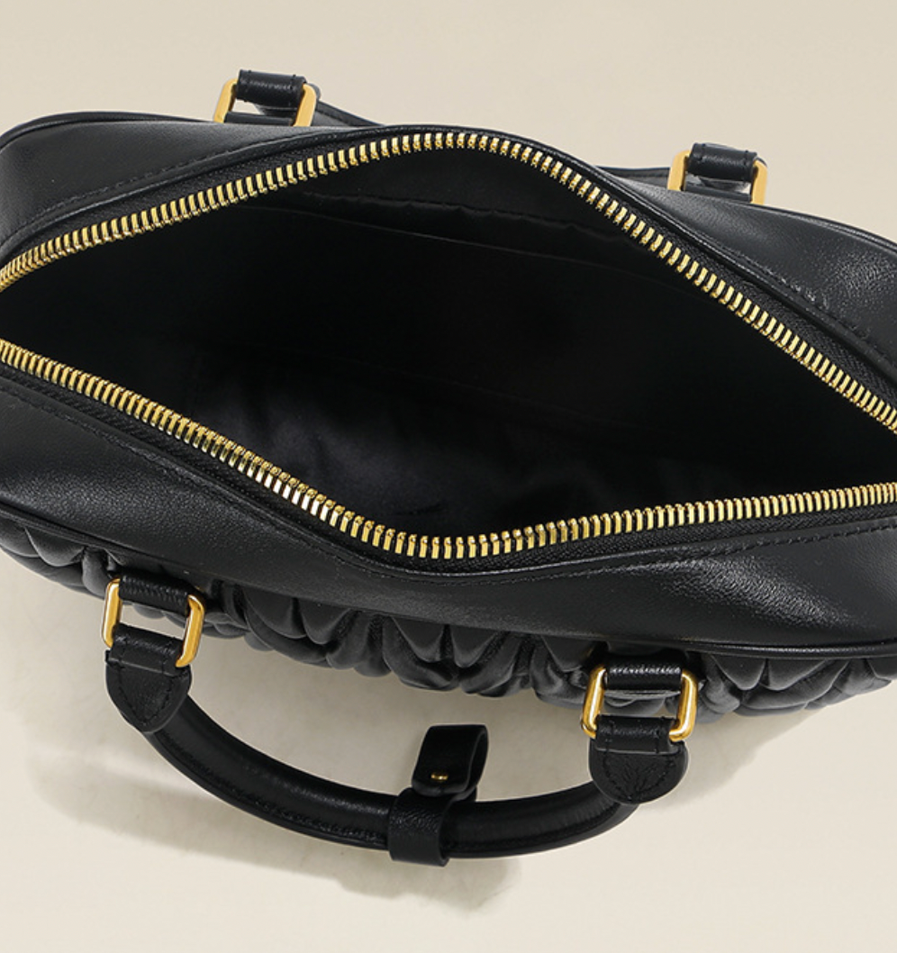 Aria Matelassé Mini – Genuine Leather Bag