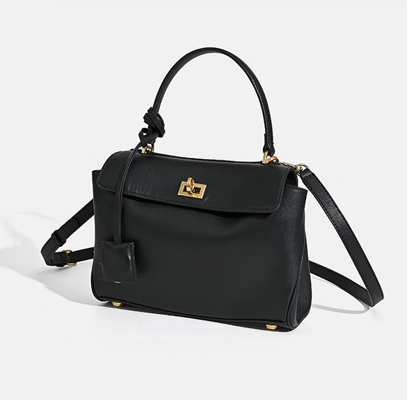 Sofia – Bolsa Estruturada em Couro Bovino Full-Grain