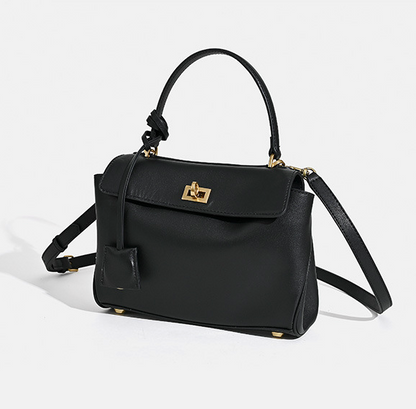 Sofia – Bolsa Estruturada em Couro Bovino Full-Grain