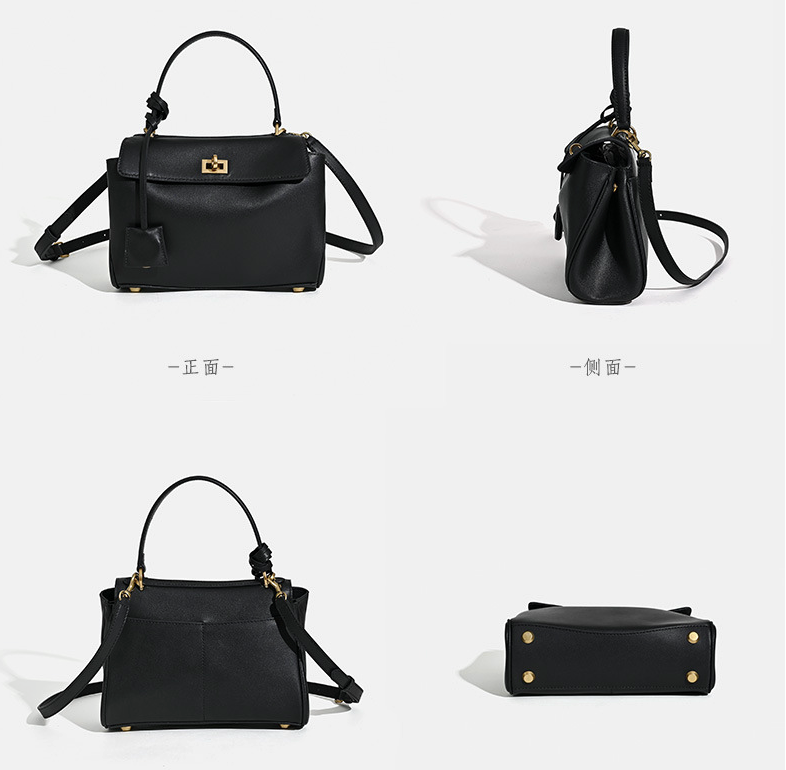 Sofia – Bolsa Estruturada em Couro Bovino Full-Grain