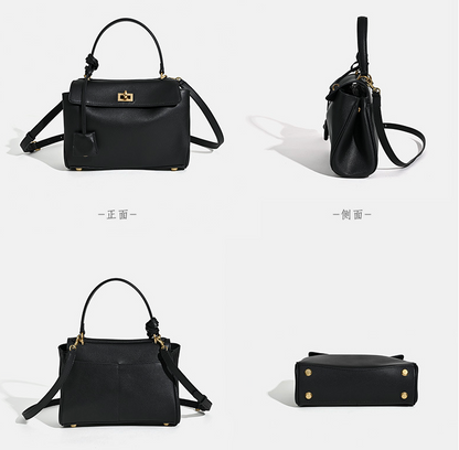 Sofia – Bolsa Estruturada em Couro Bovino Full-Grain