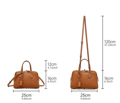 Victoria – Bolsa em Couro Genuíno Pebbled