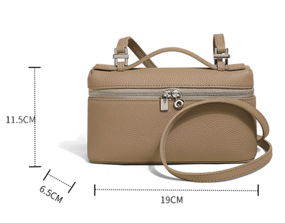 Élise Mini – Bolsa Compacta em Couro Bovino Full-Grain
