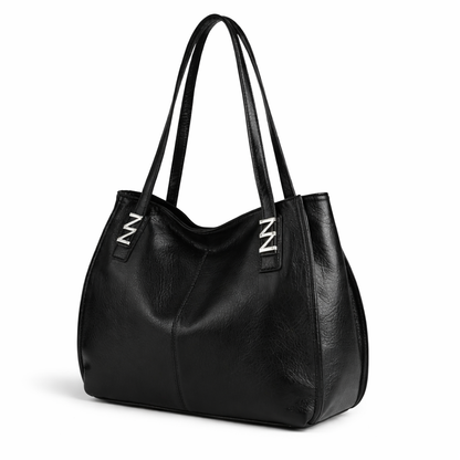 Bolsa Feminina Grande de Couro PU Macio Luxo Elegante