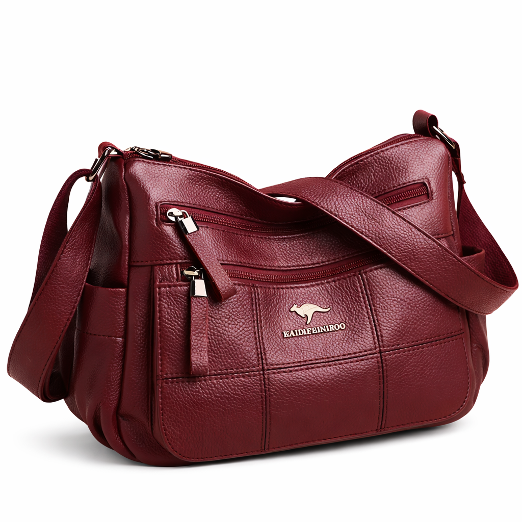 Bolsa “Nappa Lux” – Couro Vegan Impermeável com Estilo Casual Premium