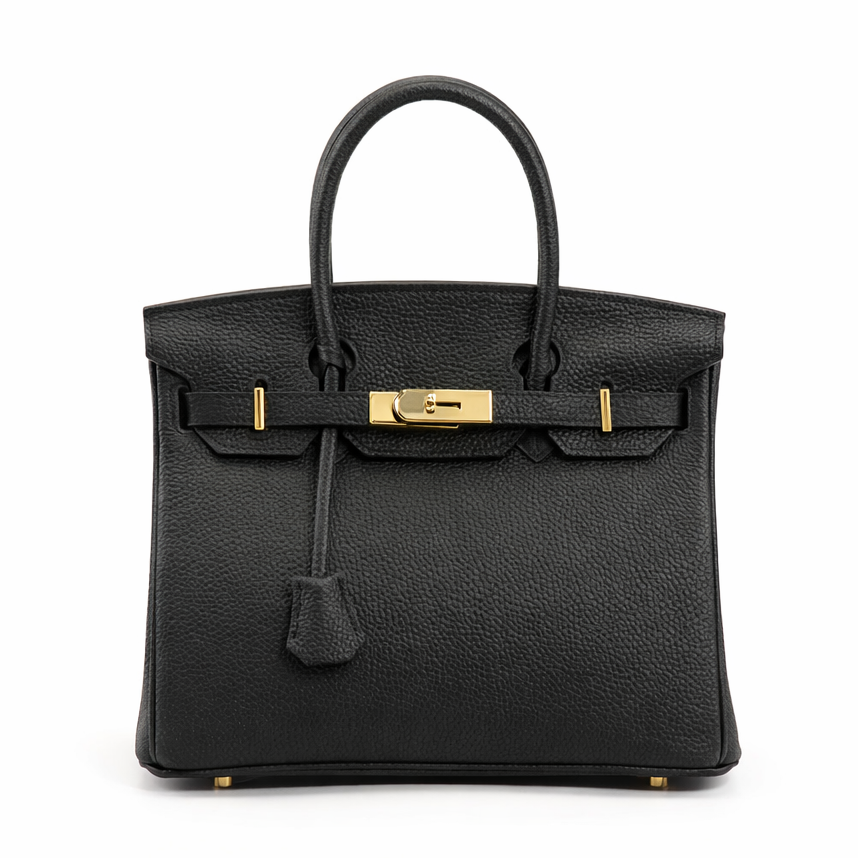 Jane – Bolsa Premium em Couro Genuíno Pebbled