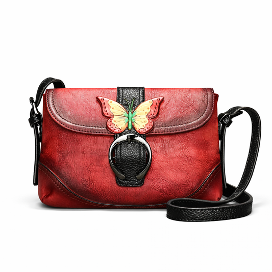 Mala Artística Sofia Vintage – Em Couro Genuíno Premium