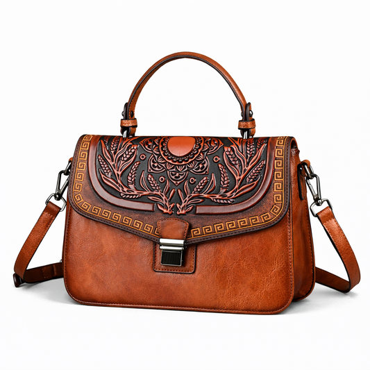Mala Satchel Isadora Vintage – Design Elegante de Alta Qualidade