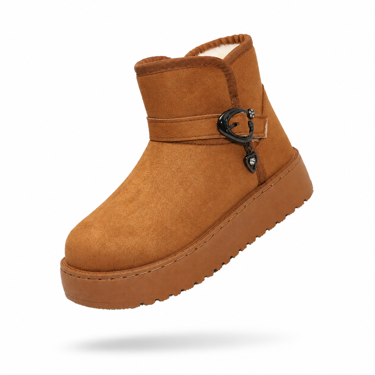 Women's Snow Boots 2026 New Four Seasons Waterproof Short Tube Winter Wear Plus Velvet Four Seasons Slip-on Warm Cotton Shoes for Women