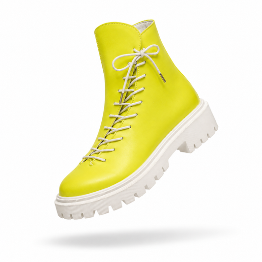 Violette – Platform Lace-Up Boots