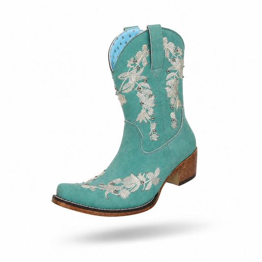 Dakota – Women's Western Boots with Embroidery and Studs