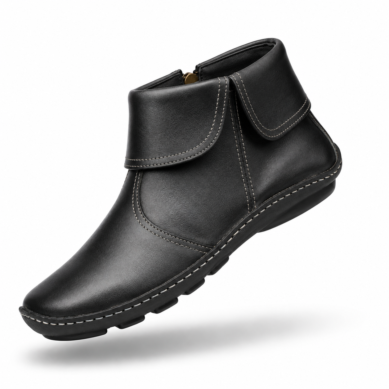 boots Amazon Wish European and American casual plus-size women's leather boots foreign trade women's boots Martin boots women's cross-border boots