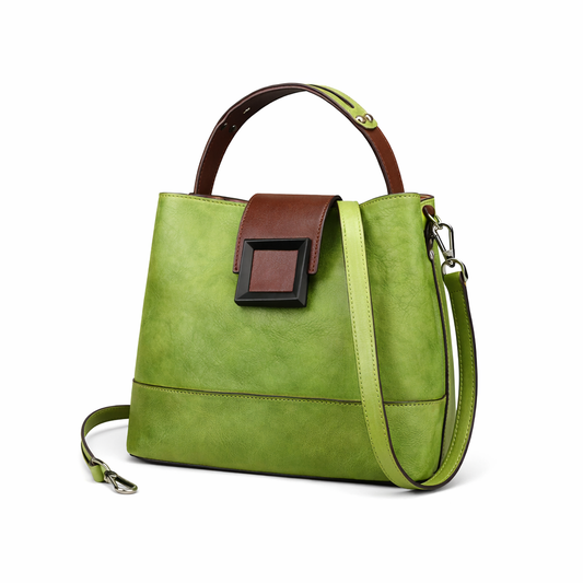 Bolsa Bucket Helena Vintage – Em Couro Genuíno Premium