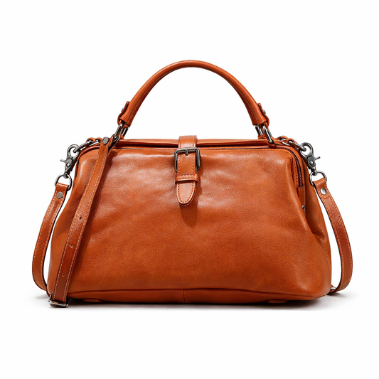 Bolsa Doutora Valentina Vintage – Em Couro  Premium