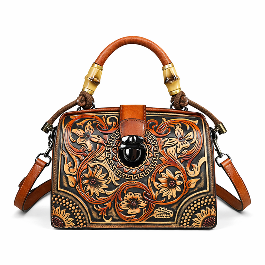 Mala Floral Elisa Vintage – Design Elegante de Alta Qualidade