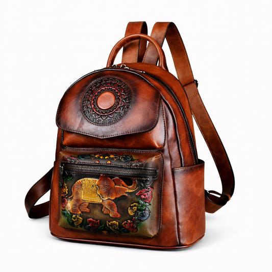 Mochila Elefante Maya Vintage – Design Antirroubo de Alta Qualidade