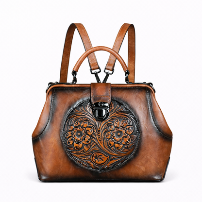 Mochila Floral Aurora Vintage – Design Elegante de Alta Qualidade