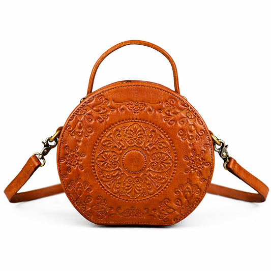 Mala Jade Oriental Vintage – Em Couro Genuíno Premium