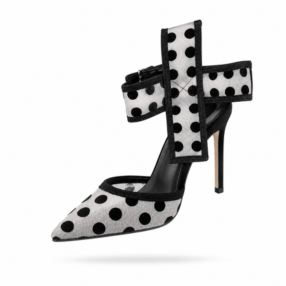 Zirem – Sapatos Elegantes em Rede Floral