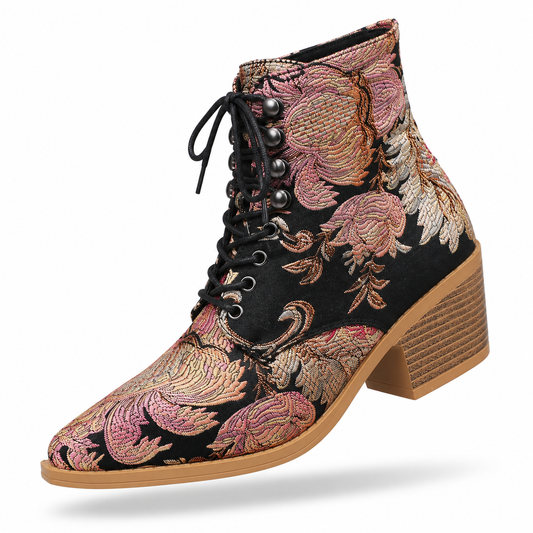 Fiojade – Bota Martin de estilo robusto em sintético
