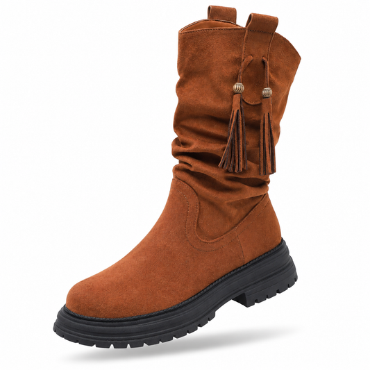Giaxena – Bota Martin de estilo robusto em sintético