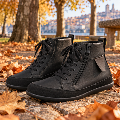 Isayara – Botins ankle super confortáveis em sintético