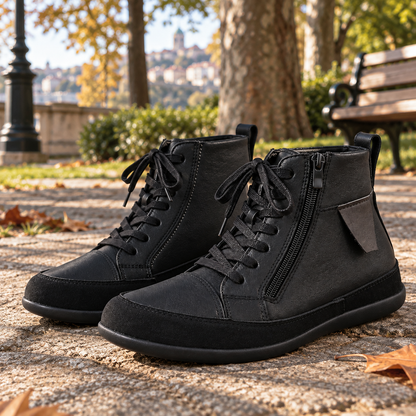Isayara – Botins ankle super confortáveis em sintético
