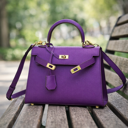 Grace Classique – Bolsa em Couro Genuíno Estilo Epsom