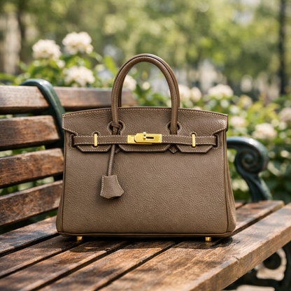 Jane – Bolsa Premium em Couro Genuíno Pebbled