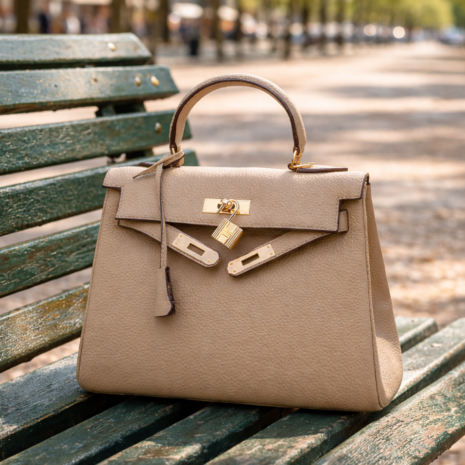 Grace Pebbled – Bolsa em Couro Genuíno Estilo Pebbled