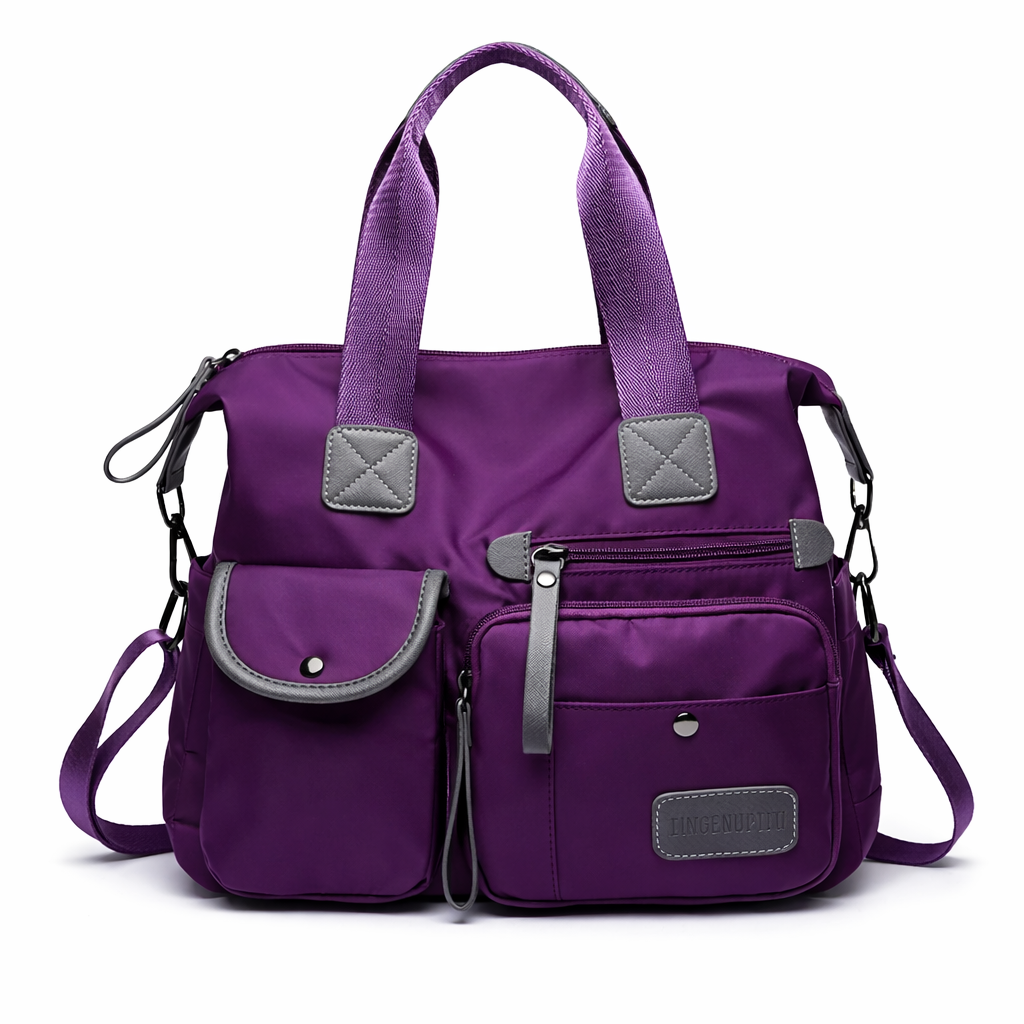 Urban Nylon Bag – Retro Elegance