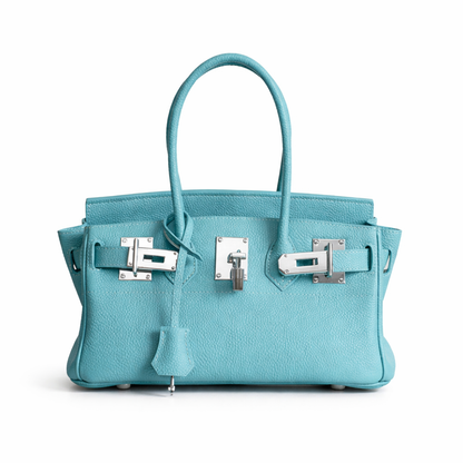 Jane Shoulder – Bolsa Estruturada em Couro Genuíno Pebbled